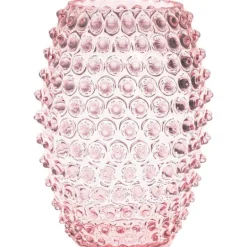 Hobnail egg vase 18 cm rosaline