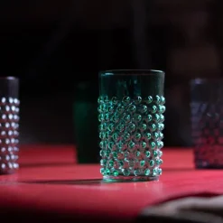 Hobnail glass 20 cl 6 stk aquamarine