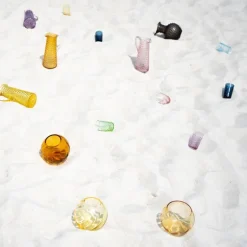 Hobnail glass 20 cl 6 stk aquamarine