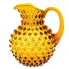 Hobnail karaffel 1L amber