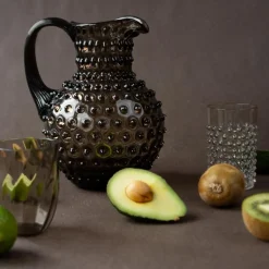 Hobnail karaffel 2L black smoke