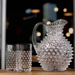Hobnail karaffel 2L crystal