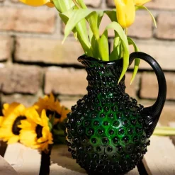 Hobnail karaffel 2L dark green