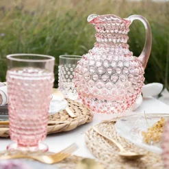 Hobnail karaffel 2L rosaline