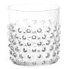 Hobnail vannglass 15 cl klar