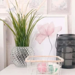 Hobnail vase 25 cm crystal