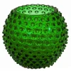 Hobnail vase 18 cm dark green
