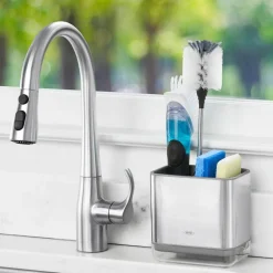 Holder til oppvaskbørster stål