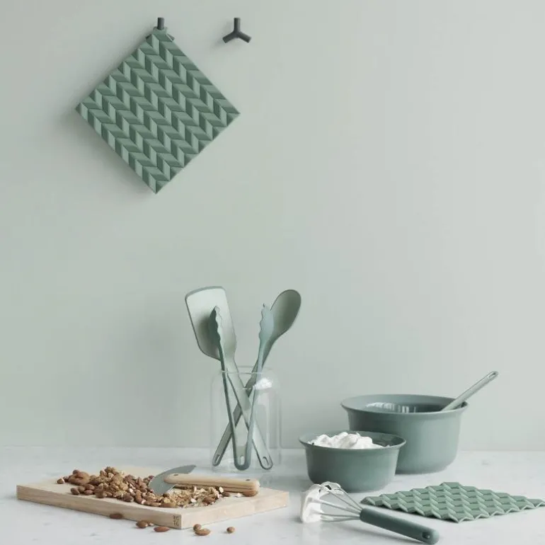 HOLD-ON grytekluter 2 stk mørk grønn