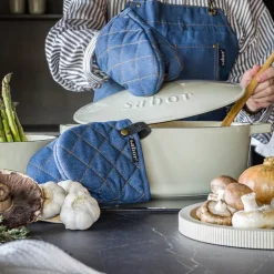 Home grytevott 18x14 cm 2 stk blå