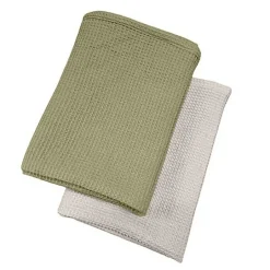 Home kjøkkenhåndkle 70x50 cm 2 stk oliven/mint