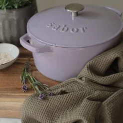 Home kjøkkenhåndkle 70x50 cm 2 stk oliven/mint