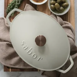 Home kjøkkenhåndkle 70x50 cm 2 stk beige/brun