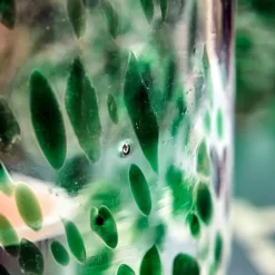 Home telysestake 9,5 cm 2 stk grønn