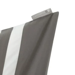 Hotel contrast putevar bomullssateng 50x70 cm hvit/charcoal