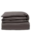 Hotel sengetøy bomullssateng 200x220 cm charcoal