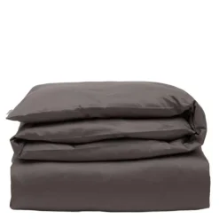 Hotel sengetøy bomullssateng 140x220 cm charcoal