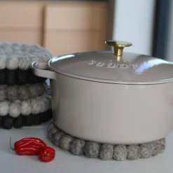 Hotspot bordskåner 21 cm mørk grå