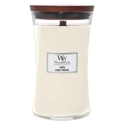 Hourglass duftlys stor linen