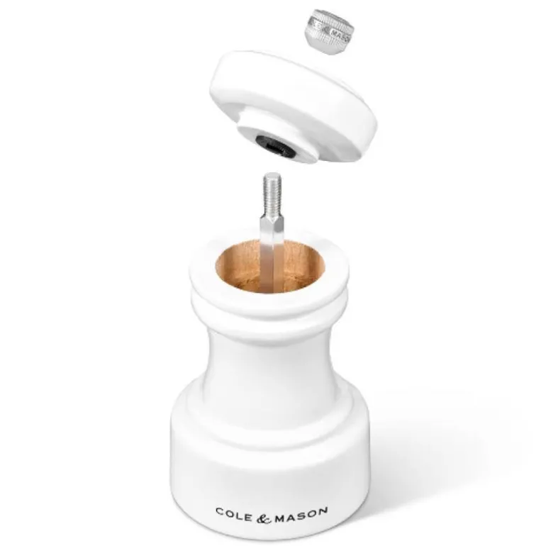 Hoxton saltkvern 10 cm hvit