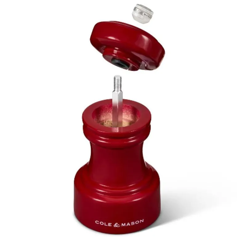 Hoxton saltkvern 10 cm rød
