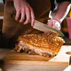 Hunter premium chef santokukniv 19 cm blank/natur