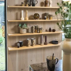 Hvils kubbelys 7x20 cm parafin/stearin cream