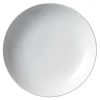 Hvit Riflet dyp tallerken 20 cm