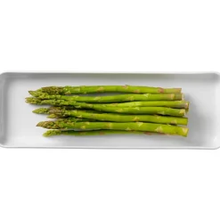 Hvit Riflet fat 36 cm