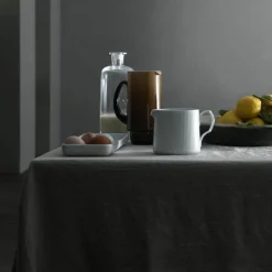 Hvit Riflet kanne 70 cl