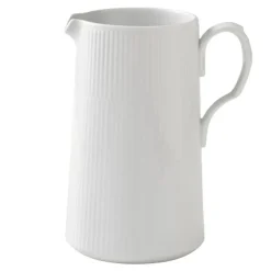 Hvit Riflet kanne 1,5L