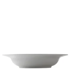 Hvit Riflet pastatallerken 30 cm