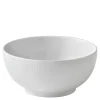 Hvit Riflet skål 18 cm