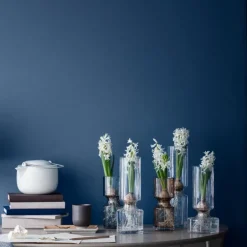 Hyacint svibelvase 31,7 cm smoke grey