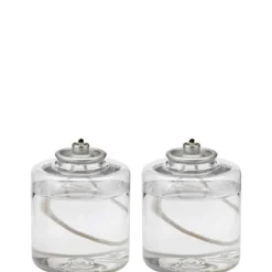 Hygge hurricane lyslykt grå