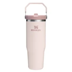 Iceflow flip straw tumbler termoflaske 0,89L rose quartz