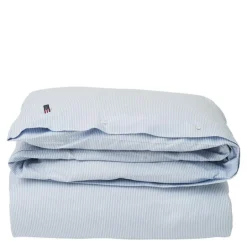 Icons pinpoint sengetøy 200x220 cm blå/hvit