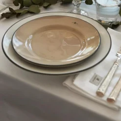 Icons tallerken 22,5 cm beige/blå