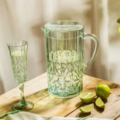 Idyll champagneglass 15 cl grønn