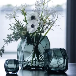 Iglo vase stor 22 cm askesvart