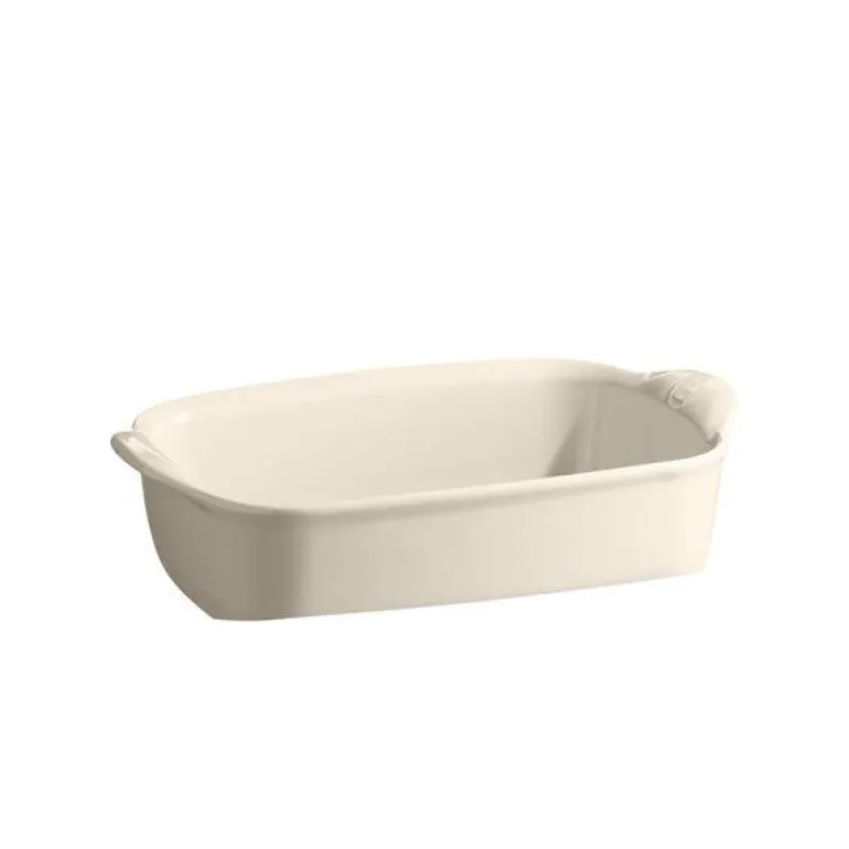 Ildfast form rektangulær 22x14,5 cm 0,7L krem