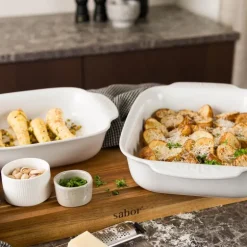 Ildfast form 31x23 cm hvit