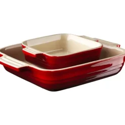 Ildfaste former 23+13 cm cerise