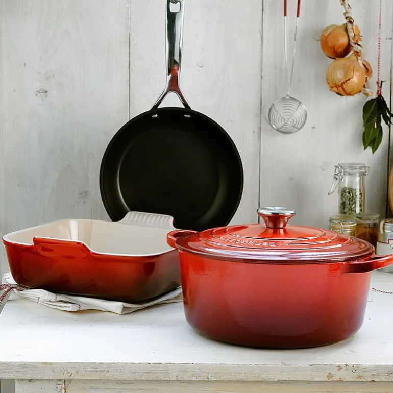 Ildfaste former 23+13 cm cerise