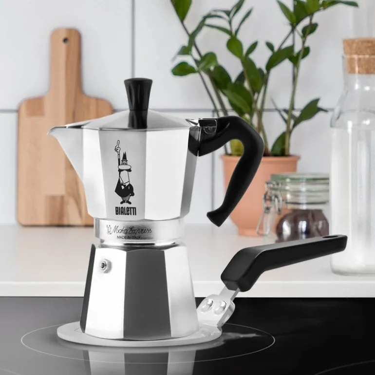 Induksjonsplate for espressokanne