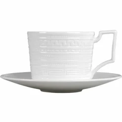 Intaglio tekopp & asjett hvit