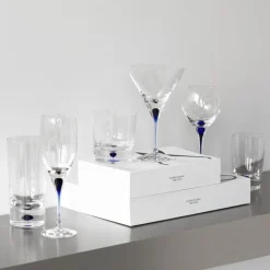 Intermezzo martiniglass 25 cl blå