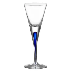 Intermezzo snapsglass 6 cl blå