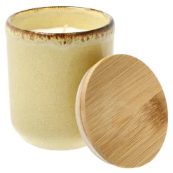 Iris duftlys 8x9,5 cm rapsvoks gul