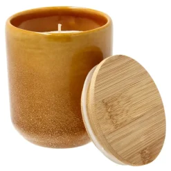 Iris duftlys 8x9,5 cm rapsvoks amber